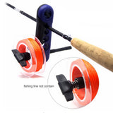 Cunyuer Mini Line Spooler, Portable Adjustable Fishing Line Spooler, Fishing Line Spooler Spinning Lines Winder Reel Spooling Device