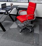 60" x 60" - Premium Glass Chair Mats No Crack, Dent or Scratch