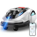 YARDCARE N1600 PRO Wireless Robot Lawn Mower, RTK+Vision Navigation, 0.4 Acre Coverage, APP Smart Control, Multi-Zone Mowing, Ordered Cutting Path, Smart Robot Lawn Mower for Yards