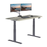 Vari ComfortEdge Electric Standing Desk – 60x30 – Driftwood/Black