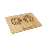 Moyeetings Laptop Cooling Pad Ergonomic Laptop Stand Holder with 2 Silent Fans Portable USB Notebook for Gaming Office Work Suitable for Home Dorm Outdo, for 17 inches