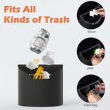 LoopTime Leakproof Car Trash Can,Mini Car Trash Bin for SUV and Truck,Small Removable Liner Garbage Can,Waterproof Automotive Trash Can for Vehicle,Home,Office,Multipurpose,Easy to Clean (White)