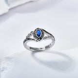 Oseew 2027 Marquise Shaped Birthstone Class Ring for Men Women