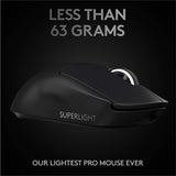 Logitech G PRO X Superlight Wireless Gaming Mouse - Black