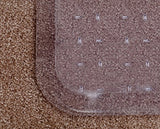 lip Premium Thickness Chair Mats | Superior 1/5 Inch Thickness Specifically Designed For Thick Carpet | Easy Chair Roll