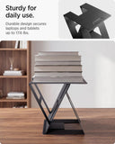 Fold Portable Standing Desk Laptop Stand Foldable Ergonomic Angle Lift Anti-Slip Compatible with MacBook Neo, MacBook