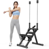 OWLSKY Stair Stepper for Home, Folding Vertical Climber Exercise Machine with Stable Triangular Frame, Smooth & Quiet Motion, Full Body Workout Equipment, Supports 330 LBS