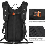 LARIPOP 18L Hydration Backpack with 2L BPA-Free Leak-Proof Water Bladder, Lightweight Breathable Reflective Daypack for Hiking Cycling MTB Trail Running Camping Men Women
