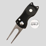 Aiming Fluid Golf Multi-Function Magnetic Golf Towel I Exclusive Wash Pocket I Magna-Anchor Technology