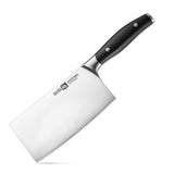 Klaus Meyer Arcelor Cleaver Knife 7 Inch Meat Cleaver Knife- German Steel Butcher Knife with ABS Ergonomic Handle, Ultra Sharp and 3.7mm Thick Blade, for Home/Restaurant