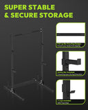 HANDBODE Power Cage with Pull Up Bar, Multi-Functional Squat Rack for Home Gym, Heavy Capacity Adjustable Power Rack Fit 6 FT, 7 FT Barbell, Weightlifting, Strength Training, Bench Press, Fitness