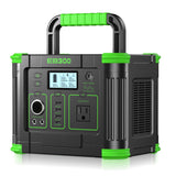 Portable Power Station 300W, GRECELL 288Wh Solar Generator with 60W USB-C PD Output, 110V Pure Sine Wave AC Outlet Backup Lithium Battery for Outdoors Camping Travel Home Blackout