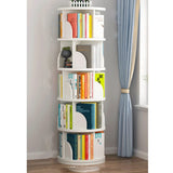 DDYYDS Rotating Bookshelf 360 Degree Bookcase Home Floor Shelf Multi-Layer Student Picture Book