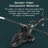 MechPuConToy RC Helicopter Model, AW-911 Air - Wolf 1/34 Scale 2.4G 9CH Flybarless RC Aircraft Model with 6G/3D Stunt Mode and GPS Positioning (RTF Version)