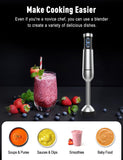 1000W Powerful Immersion Blender handheld, 2025 New Update Hand Blender with 25-Speed, Scratch-Resistant Corded Hand Mixer