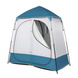 Vasitelan 2 Room Shower Tent, 7.5 FT Instant Pop Up Shelter with Carrying Bag, Privacy Changing Room Tent for Portable Toilet, Easy Setup, Perfecr for Camping, Dressing Outdoor or Indoor