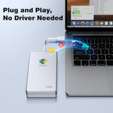 iDiskk 4TB MFi Approved iPhone External Hard Drive for iPhone iPad Android
