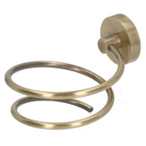 Metal Wall Mount Hair Dryer Rack Blow Dryer Holder for Bathroom Bedroom with Antique Finish