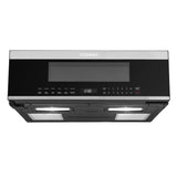 COSMO COS-3012ORLP1SS 30 in. Stellar Collection 1.2 cu. ft. Slim Over the Range Microwave, 1000W, Automatic Presets, Touch Controls, Black