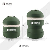Booms Fishing Portable Trash Pouch: Silicone Expandable & Collapsible Fishing Line Waste Cantainer - Eco-Friendly Reusable Garbage Holder for Fishing, Hiking, Camping & Outdoor Activities - ST2 Green