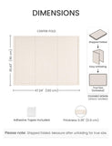 Fluxynara Felt Bulletin Board, 47.2" x 35.4", Oatmeal