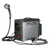 WINTEMP Powered Portable Water Heater, On-Demand Propane Camping Shower, Battery-Powered Camping Water Heater & Shower Pump Constant Temperature, Rechargeable Battery