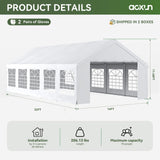 Aoxun 32x16 Party Tent,Heavy-Duty Canopy Tents for Parties Weddings Events