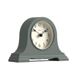 JONES CLOCKS® Speakeasy Small Mantel Clock | Classic Napoleon’s hat Design | Green | Contemporary Classic Style for Desk, Table, Shelf or Bedside