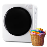 Stopsad 1.5 Cu.Ft Portable Clothes Dryer, 800W Fast Drying Front Load Laundry Dryer with 5 Mode, Mini Electric Clothing Dryer with Stainless Steel Tub, Compact Machine for Apartment, Home, Dorm