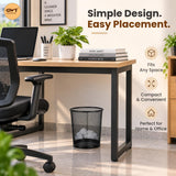 Goodwill Tech Mesh Dustbins, Pack Of 4 (Small) Metal Mesh Recycling Bins Waste Basket For Home/Office/Hospital/College/School -Black, Open-Top