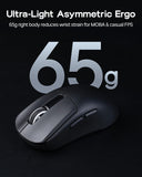 EPOMAKER NEX Lite Wireless Gaming Mouse w/Screens & RGB Charging Dock