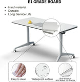 Conference Table Tables,Modern Large Conference Table with Silent Caster Wheels – Executive Office Desk for Meetings, Versatile Workstation for Home & Business Collaboration, Enhance Product