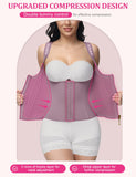 SHAPSHE Waist Trainer for Women, Tummy Control Sports Girdle, Workout Body Shaper with Adjustable Shoulder Strap Purple L