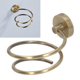 Metal Wall Mount Hair Dryer Rack Blow Dryer Holder for Bathroom Bedroom with Antique Finish
