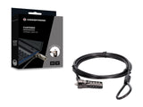 CONCEPTRONIC CUSTODIO01BS Laptop Combination Lock Standard Slot 6ft