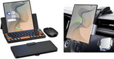 Aswwid Ultra Compact Keyboard Mouse for Z Fold 8 Ultra/7/6/5 and Wireless Car Charger Mount