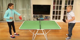 Butterfly Family Mini Ping Pong Table -1 Piece Portable Ping Pong Table for Tailgating Games - 2ft Height - Great Ping Pong Table for Families - Adjust Angles for Slower Play