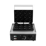 Donut Maker, 1550W Mini Donut Machine – 12 Donuts in 5 Min, Non-stick Coating Donut Making Machine, 50-300°C 0-5 Min Adjustable, Homemade Chocolate & Strawberry Donuts, 13.38 * 10.63 * 9.05in Silver