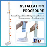 Aluminum Alloy Height Measurement,Adult Child Height Measure 8-82 inch/20-210 cm/Unit with cm & inch,for Home,Office,Gym,Medical Examination,Medical,School
