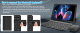 A10L 10 Inch Android Tablet 12GB RAM 64GB ROM IPS HD Touch Screen with Keyboard