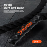 Spalding - Battle Rope for Strength & Conditioning, 22 ft Heavy Duty Training Rope for Cardio, Endurance & Full Body Workout, Durable Fitness