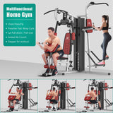 ULTRA FUEGO Multifunctional Home Gym Equipment Workout Station with Pulley System, Arm, and Leg Developer for Full Body Training