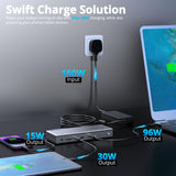 Thunderbolt Certified, Driverless Laptop Docking Station with 4K HDMI Dual Monitor or Single 8K for Windows or Mac