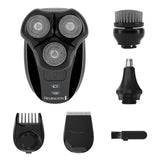 Remington Balder 3 Head Shaver Dual-Track Cutting Heads Multi-Directional Pivot 45 Minute Run Time 100 Percent Waterproof Complete Grooming Kit with Beard Trimmer Nose and Ear Trimmer