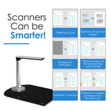 13 Million Pixels Document Camera, High Definition Portable Scanner, A4 Scanners for File Card Passport Recognition Document Scan
