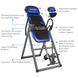 ITM4800 Advanced Heat and Massage Inversion Table,Black/ Blue / Gray Innova Health and Fitness