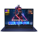 NIMO 17.3" Gaming Laptop, AMD Ryzen 9 8945HS (8C/16T, Up to 5.2GHz), 64GB DDR5 RAM 1TB SSD, Radeon 780M Graphics, 100W PD Fast Charge, Fingerprint, AI-Powered Business & Gaming PC, Win 11