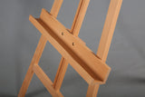 M&T Displays Wooden Modern Art Easel – Adjustable Beechwood Tripod Painting Canvas Holder with Storage Tray, Floor Easel Stand for Artists, Galleries, Weddings, Events, Signs, Classrooms, and Studios