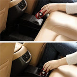 UCZAUXBVA 2L Push‑Lid Car Trash Can Garbage Bin for Vehicle Interior