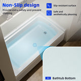 WOODBRIDGE 60” x 32” Alcove Soaking Bathtub in white with Left-Hand Drain Hole – Tub Only (No Wall Panels)